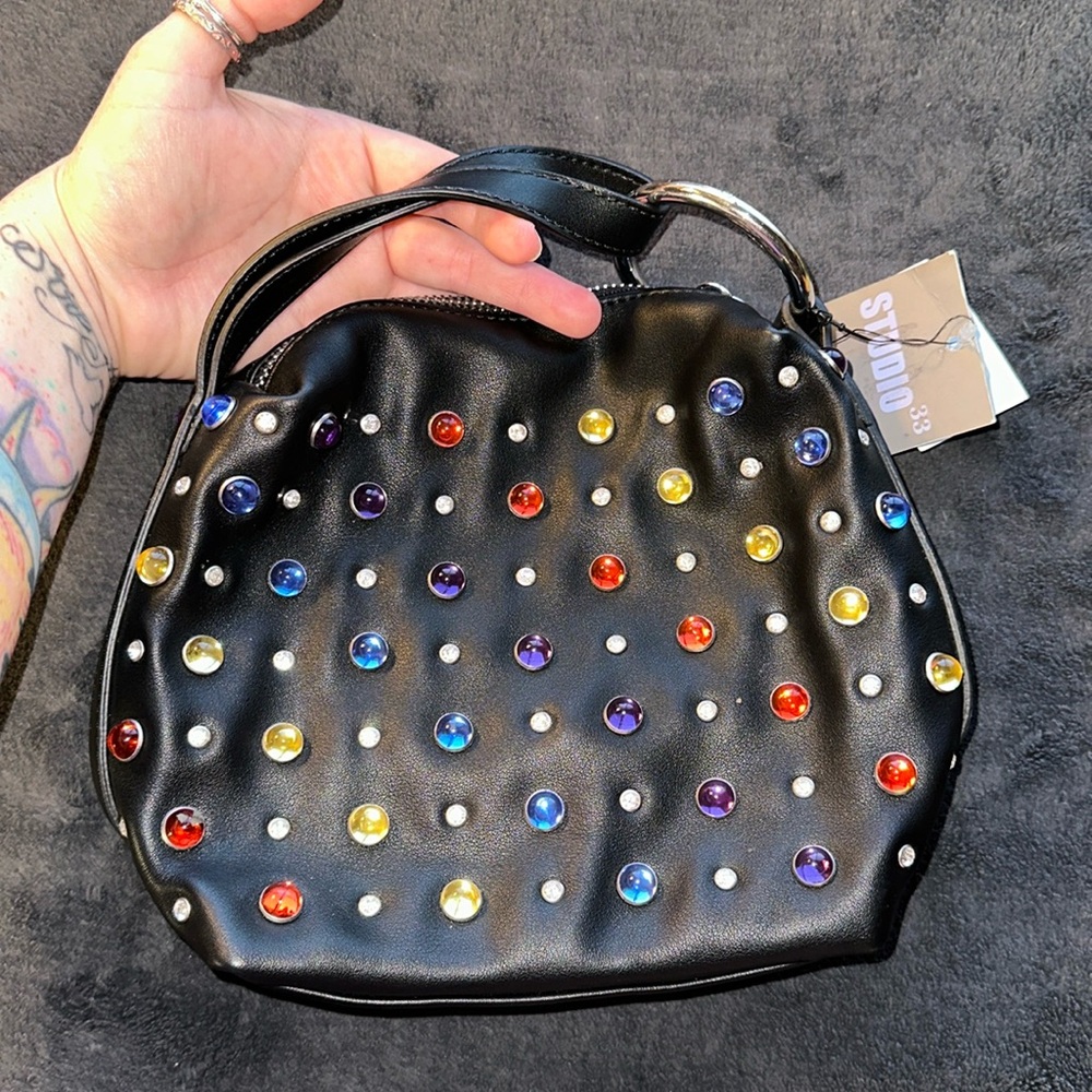 Studio 33 bedazzled handbag / wristlet Never Used